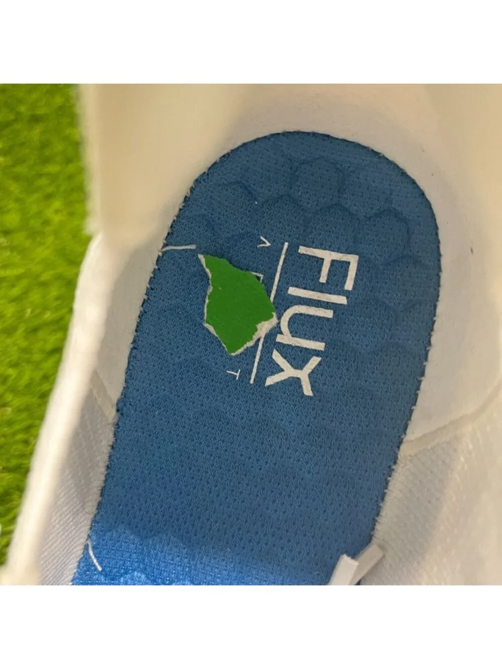 Flux Footwear Adapt Trainer White Mens Size 8 Womens Size 9.5 Athletic Shoes
